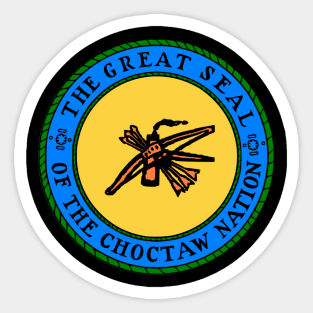 The Great Seal of Choctaw Nation of Oklahoma Sticker